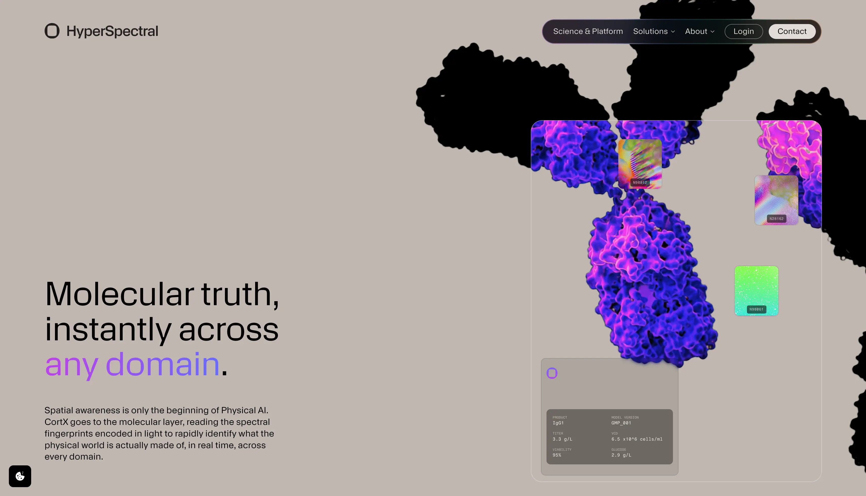 HyperSpectral AI website preview